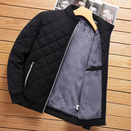 Mens Thermal Fleece Winter Coat Soft Insulated Warmth for Cold Weather