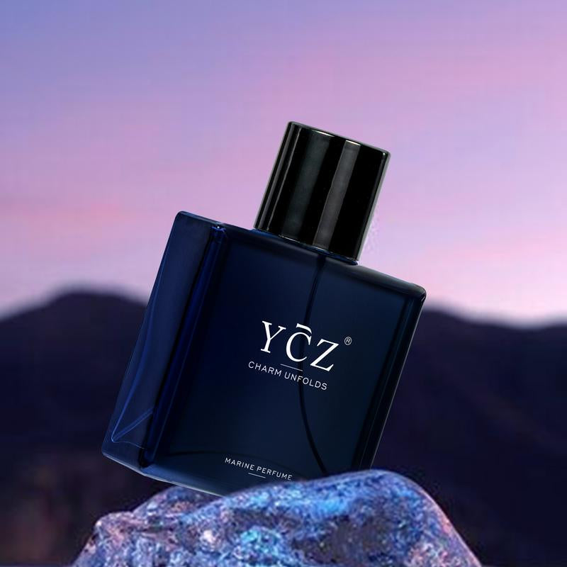 YCZ Midnight Marine Eau De Parfum 50ml - Unisex Ocean Fresh Fragrance with Bergamot, Coconut, and Amber - Perfect Luxurious Gift for Him & Her