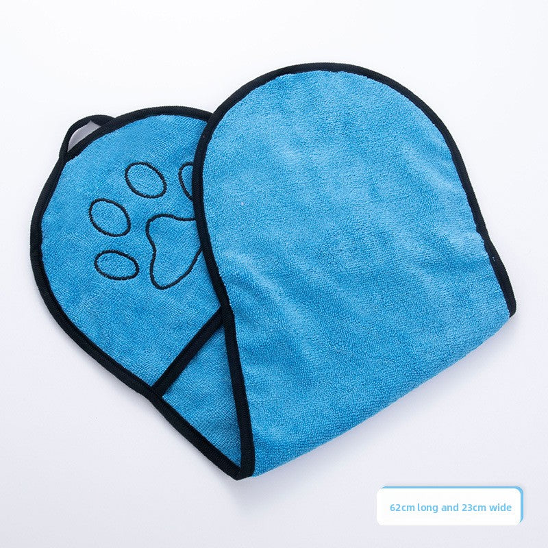 Absorbent Quick Dry Pet Bath Towel Glove