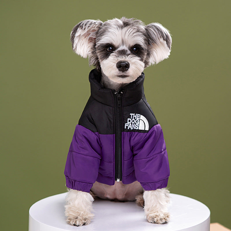 Windproof Water-Resistant Winter Warm Pet Jacket for Medium Large Dogs