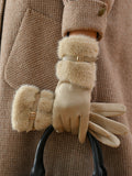 Winter Touchscreen Suede Plush Gloves
