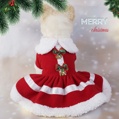 Christmas pet dress